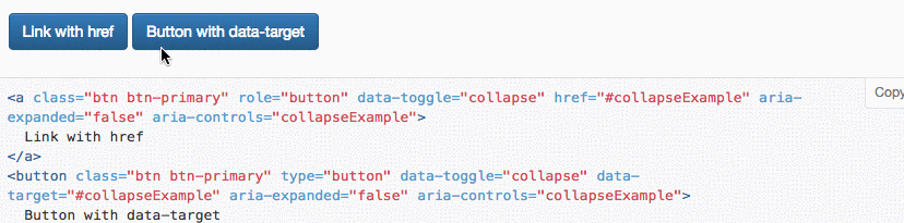 bootstrap collapse