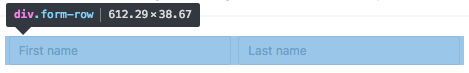 bootstrap .form-row