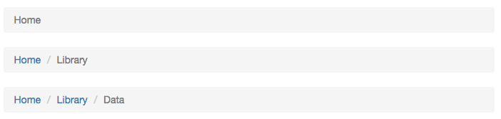 bootstrap breadcrumbs