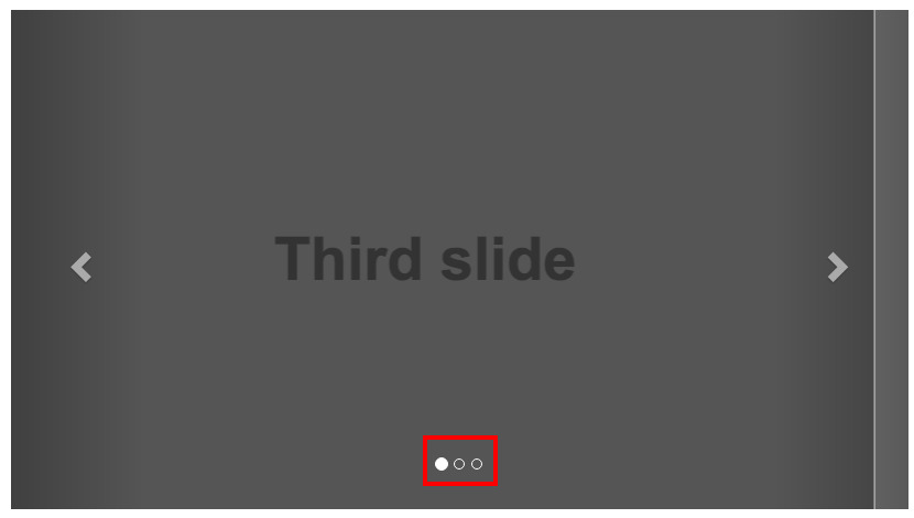 bootstrap carousel indicators