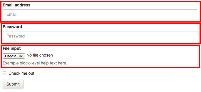 bootstrap form group
