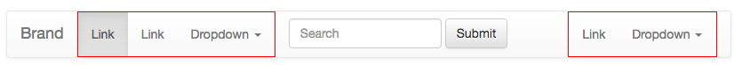 bootstrap navbar nav