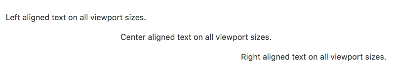 bootstrap 4 text-right