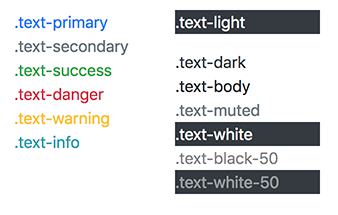 bootstrap text primary
